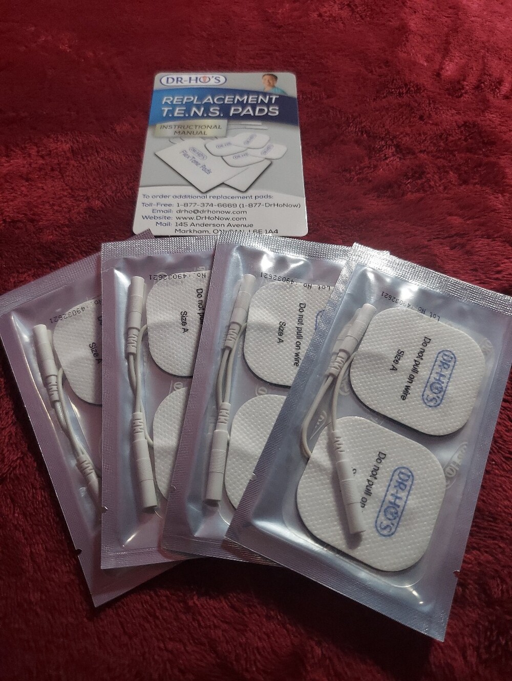DR. HO'S FLEX TONE PAD (4 SETS) new package size A.
